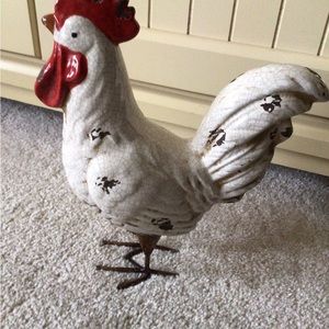 Porcelain Distressed Rooster